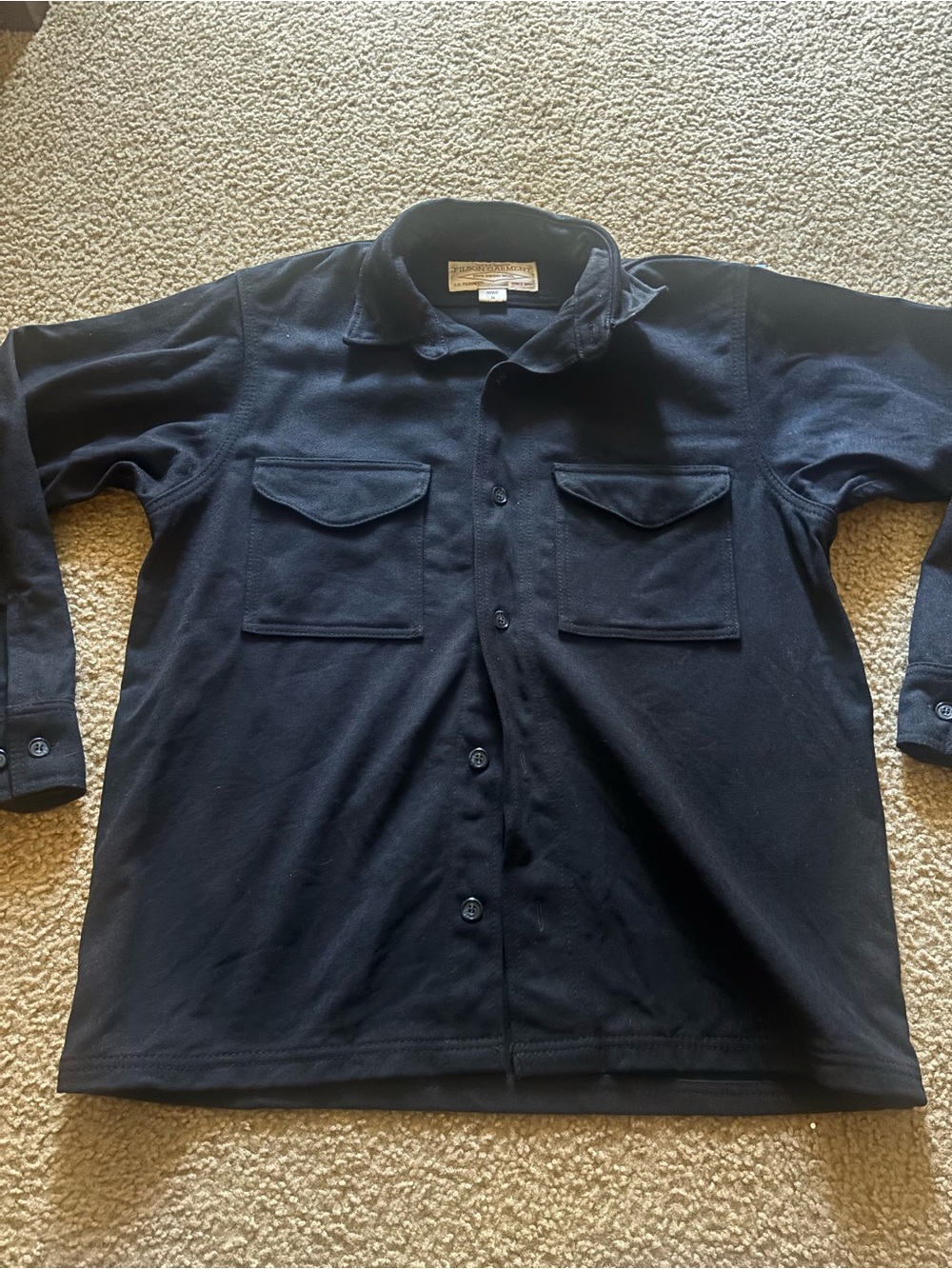 CC Filson 100%  Wool Jac-Shirt Coat Men's Size 36